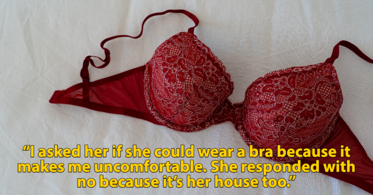 Teen Son Asks If He Was Wrong To Ask Dad’s GF To Wear A Bra