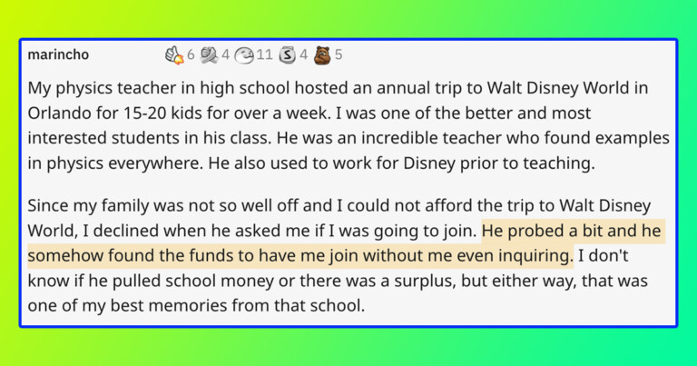 20 Teachers Who Did Unforgettable Things For Their Students