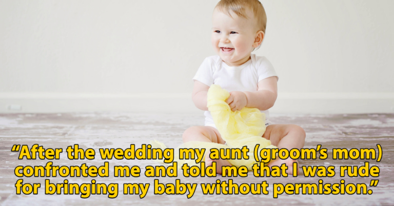 Woman Asks ‘AITA’ For Bringing Her Baby To A Child-Free Wedding