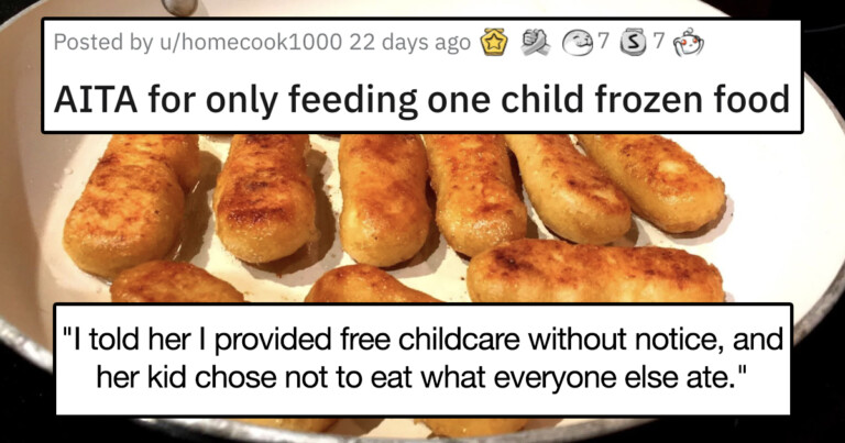 Woman Gets Called “Abuser” For Feeding Only One Kid Frozen Food, Asks If That Makes Her The A-Hole Here