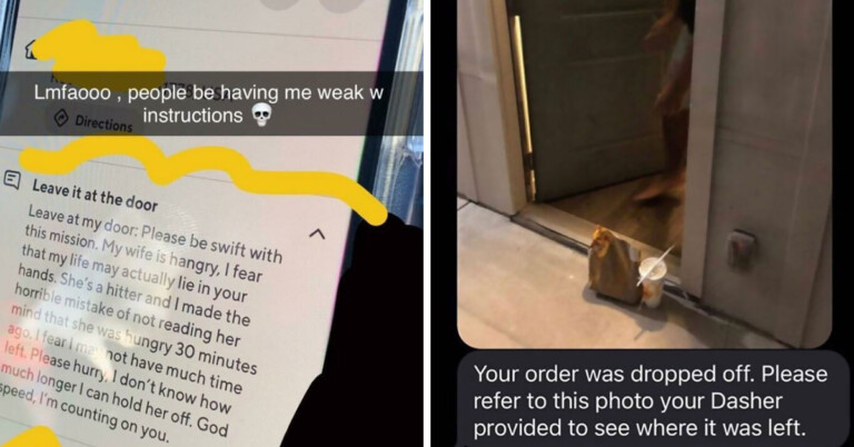 Delivery Drivers See A Lot Of Crazy Things (20 Pics)