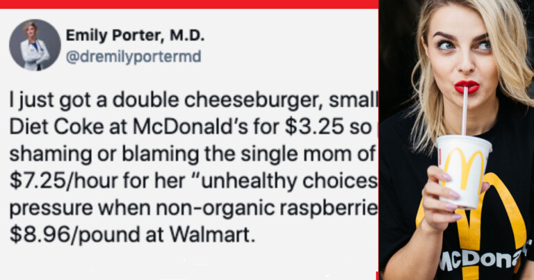 Doctor Goes Viral For Showing How Fast Food Is Sometimes All People Can Afford