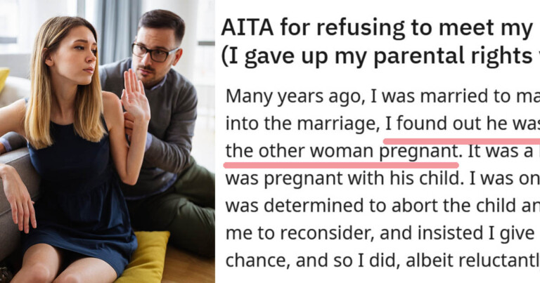 Mom Wonders If She’s Wrong Not To Meet Biological Kid She Gave Up After Husband Impregnated Mistress