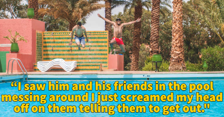 “Livid” Wife Goes Off On Unemployed Husband And Buddies Using Family Pool