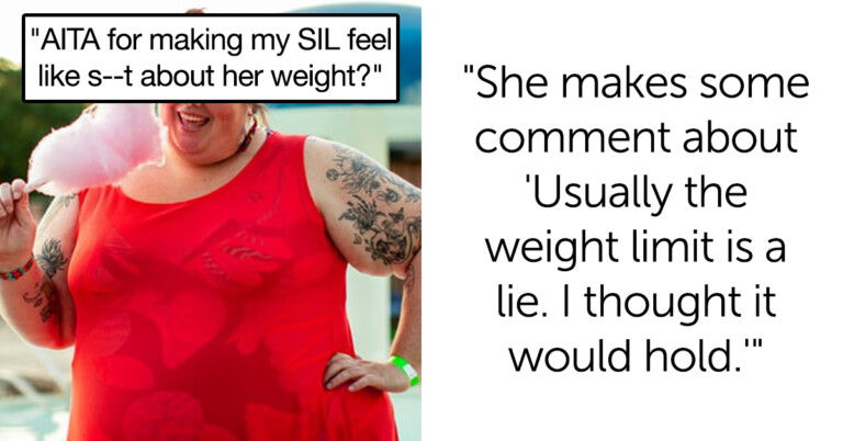 Woman Asks If She’s A Jerk For Snapping At Her Overweight SIL For Breaking Her Hammock Chair