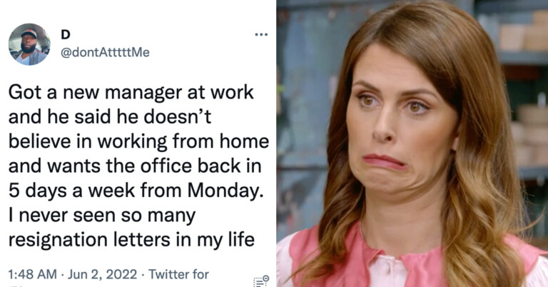 New Boss Ends Work From Home And Gets A Flood Of Resignation Letters (20 Tweets)