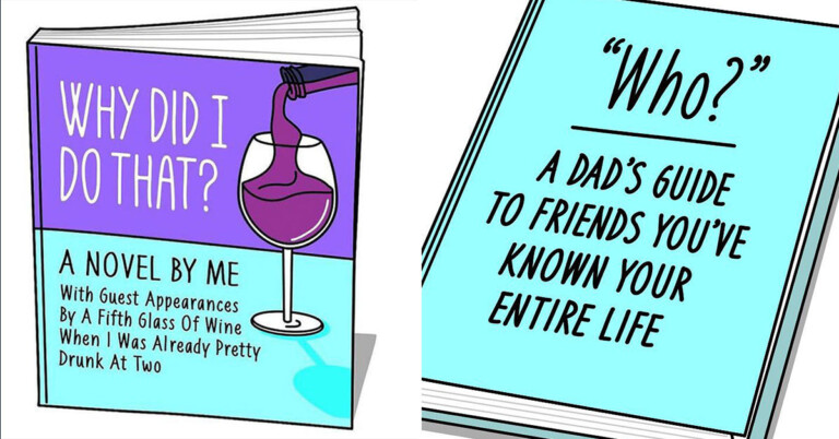 This Account Shares The Most Painfully Relatable ‘Story Of My Life’ Book Covers (35 Pics)