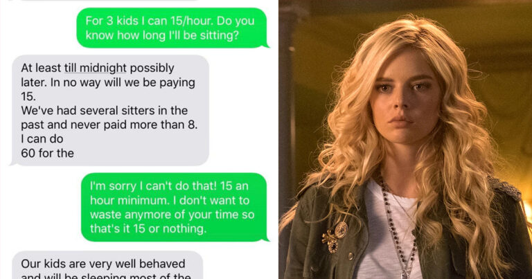 Baby Sitter Asks For Higher Rate, Then Gets Mocked For It