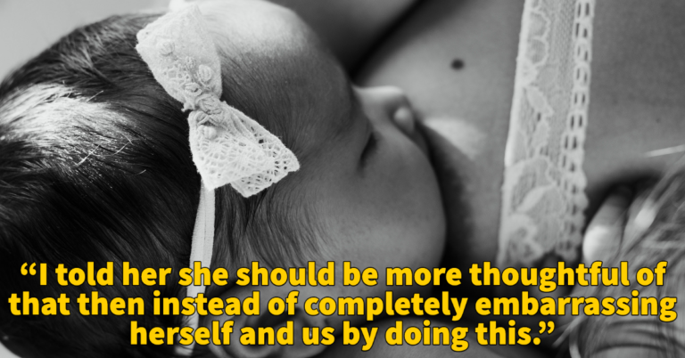 Guy Gets Dragged After Calling His Sister ‘Tacky’ For Breastfeeding At His Wedding