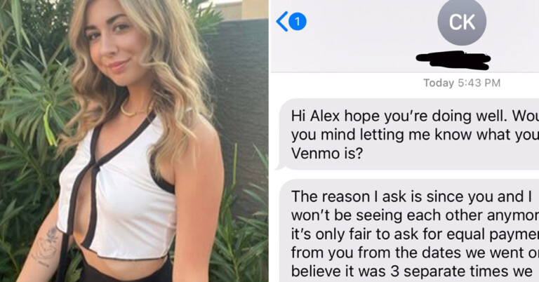 Guy Retroactively Asks A Woman For Money He Spent On Their Dates, Sparking Debate