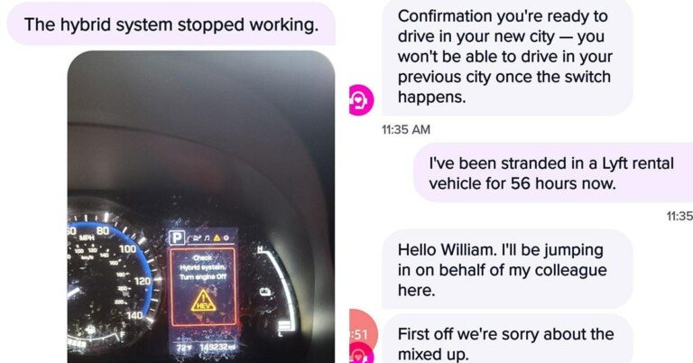 Lyft Driver Gets Charged Over $1,000 After Being Stranded In The Rain