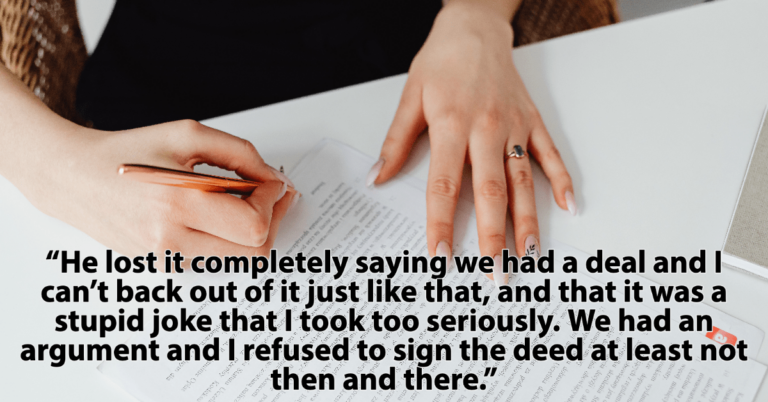 Woman Refuses To Put Fiancé On House Title Because He Kept Pulling The Same Prank, Asks ‘AITA’