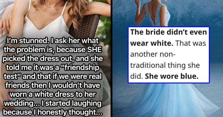 Woman Gets Tricked By The Bride Into Wearing White To Her Wedding, And Oh Boy…