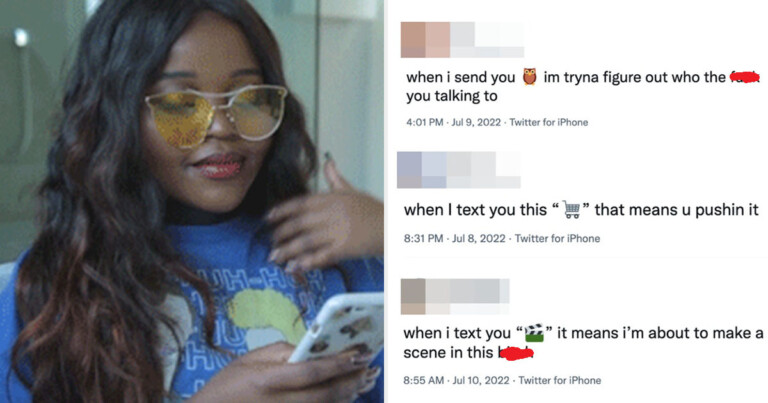 The “When I Text You” Meme Hilariously Explains What Some Emojis Really Mean (30 Memes)