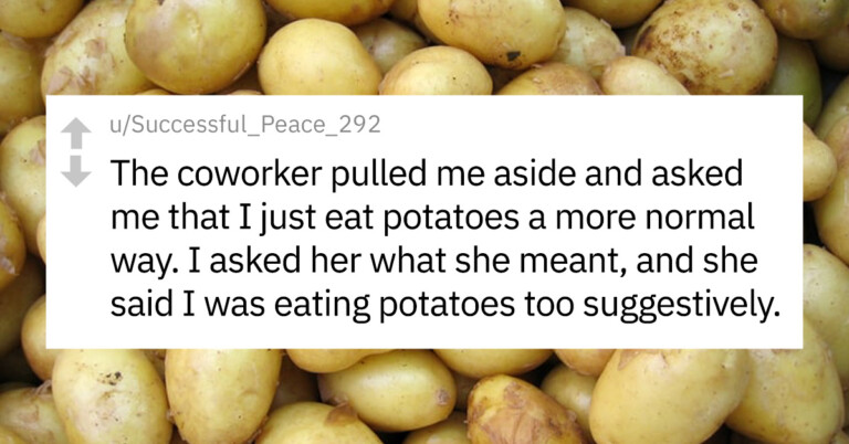 Woman Wants To Know If She’s Wrong For Eating “Sexy Potatoes” At Work After A Coworker Complains
