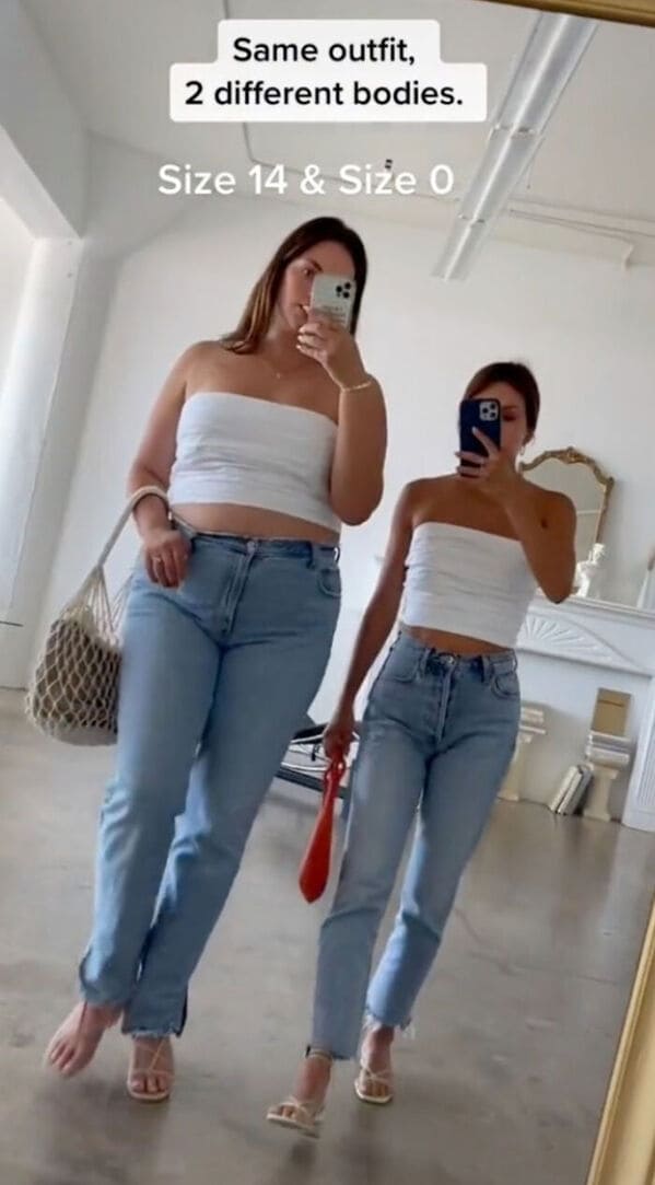 These Women Are Going Viral For Comparing XL And XS Sizes Of The