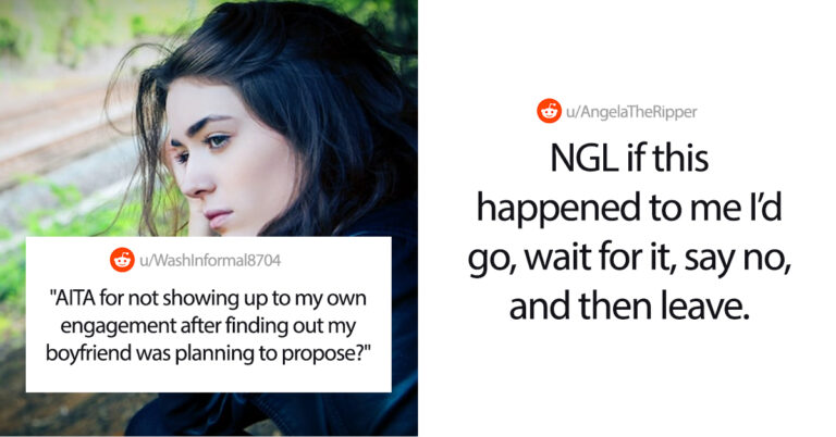 Woman Bails On Her Own Proposal- Wonders If She Was In The Wrong