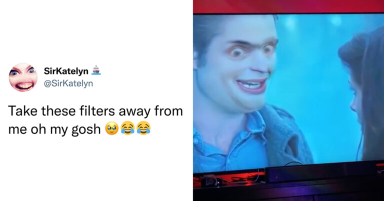 People Are Having Way Too Much Fun With Snapchat And Instagram Filters On Movies (16 Tweets)