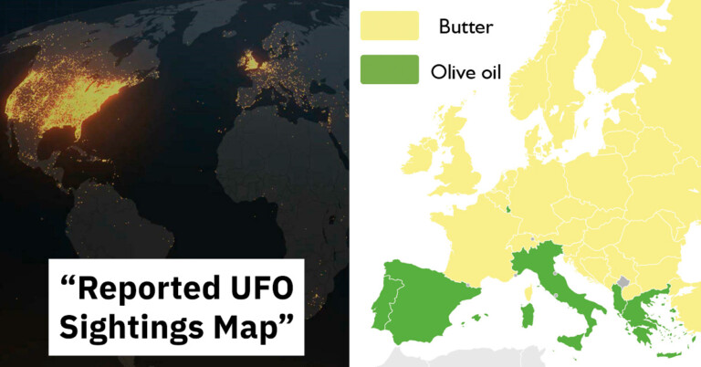 20 Interesting Maps That’ll Teach You Something New