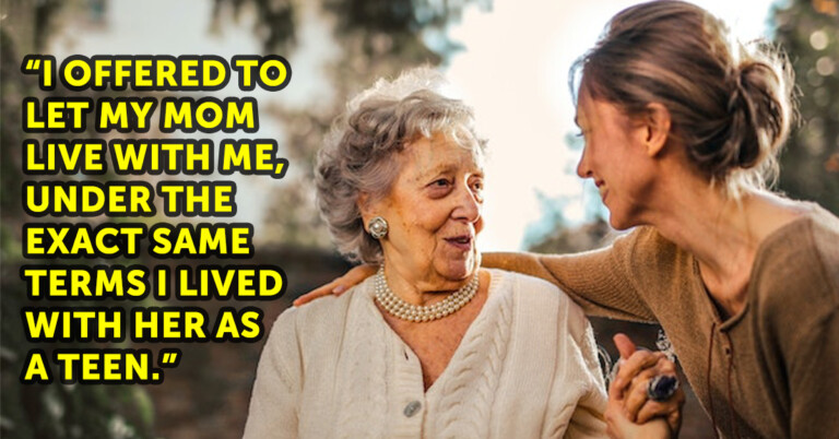 Mother Asks Daughter For A Place To Live, But Refuses To Live Under Same Rules She Made Her Daughter Follow