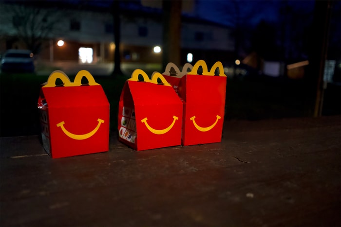 two red and yellow mcdonalds boxes