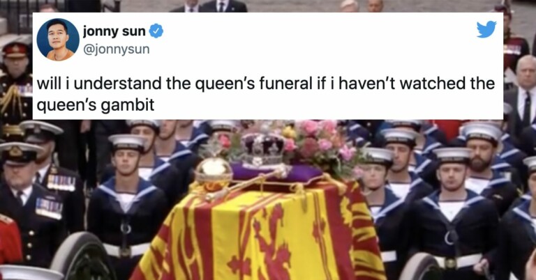 All The Funniest Jokes About The Queen’s Funeral (16 Tweets)