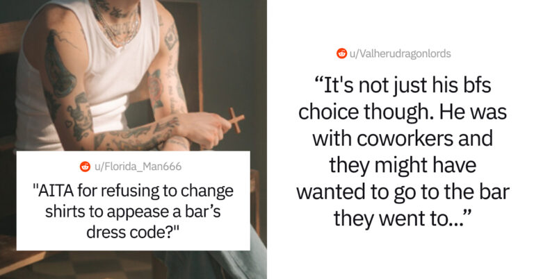 Man Gets In A Fight With His Boyfriend For Not Wanting to Change Shirts, Asks If He’s In The Wrong