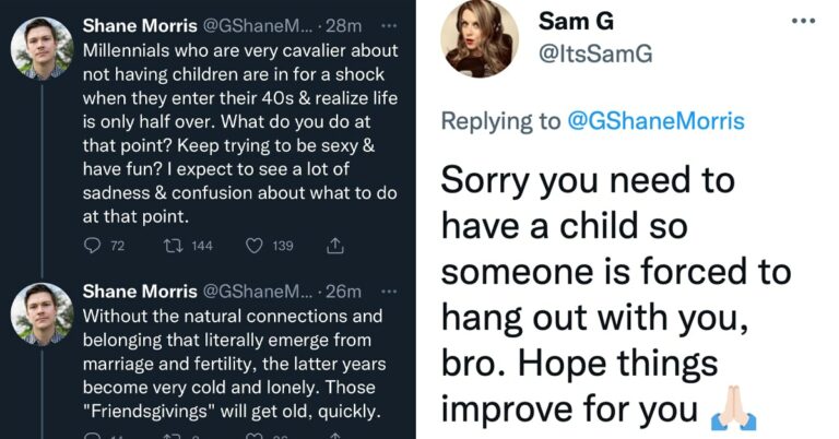 “What Do You Do At That Point?” — Guy Gets Lit Up After Asking People Who Don’t Want Kids What They’ll Do After 40