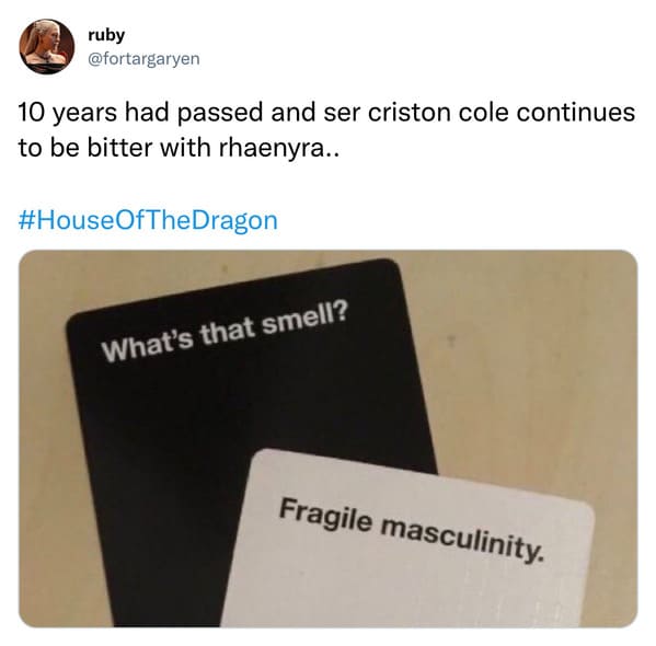 19 Tweets About How Awful Criston Cole Is In House Of The Dragon