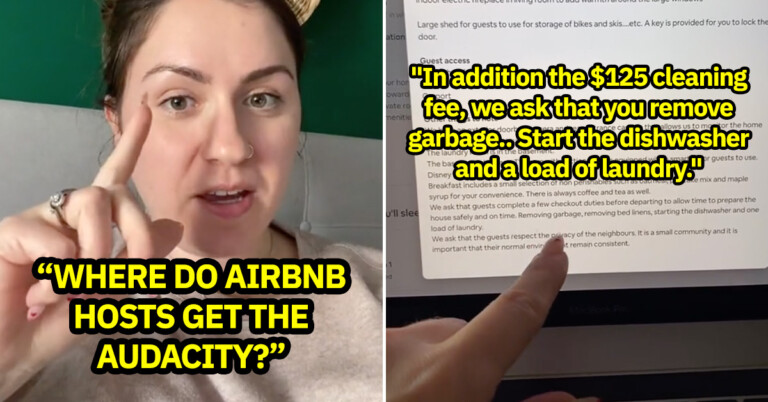 TikToker Calls Out Airbnb Hosts For Asking Guests To Do Chores In Addition To Cleaning Fees