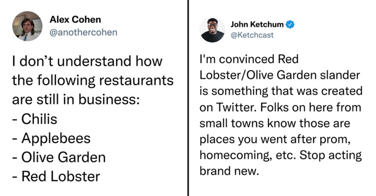 Guy Asks How These Chain Restaurants Are Still Open And People Are Triggered (30 Tweets)