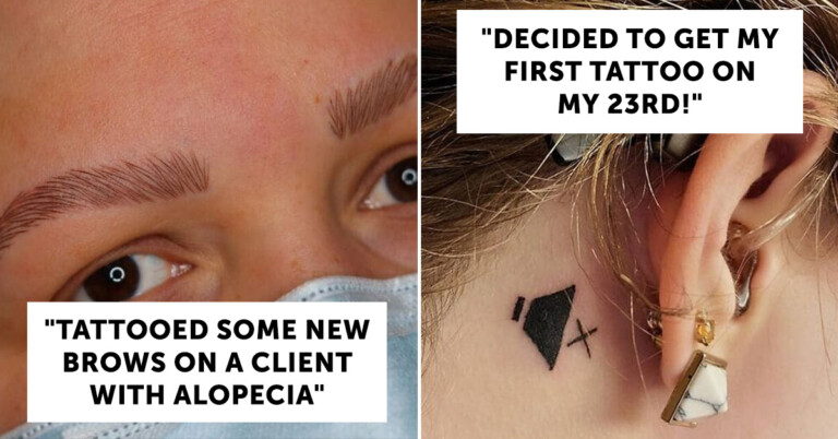 Tattoo Artists Are Sharing Creative First Tattoo Ideas They’ve Done (25 Pics)
