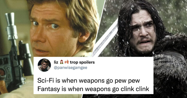 Latest Viral Twitter Meme Explains The Difference Between Sci-Fi And Fantasy (25 Tweets)