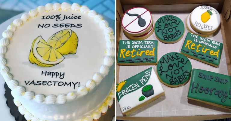 Guys Are Sharing Funny Vasectomy Cakes Their Partners Made (20 Pics)