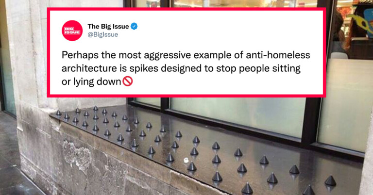 How To Spot Anti-Homeless Architecture — An Educational Thread
