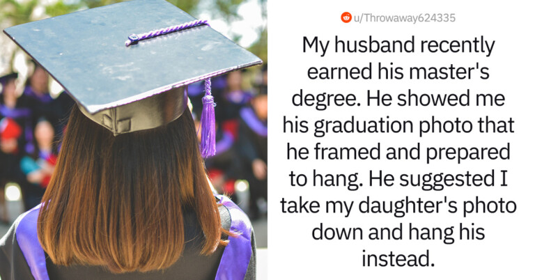 Woman Refuses To Take Down Daughter’s Graduation Photo And Replace It With Husband’s