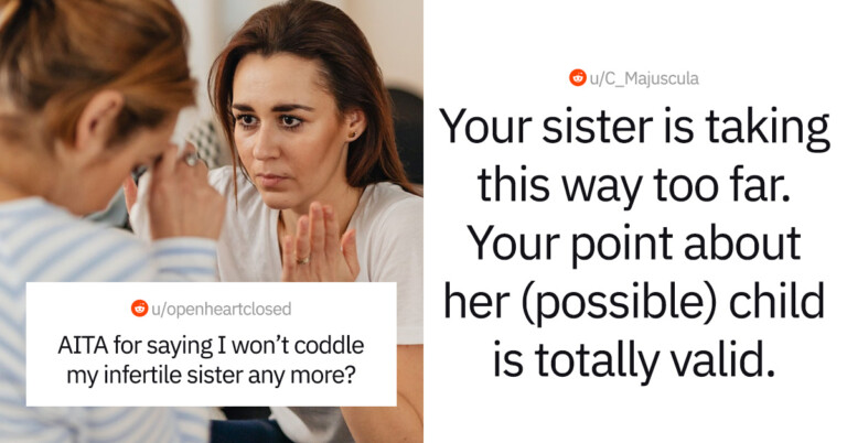Mother Stands Up For Her Son After Years Of Coddling Her Infertile Sister