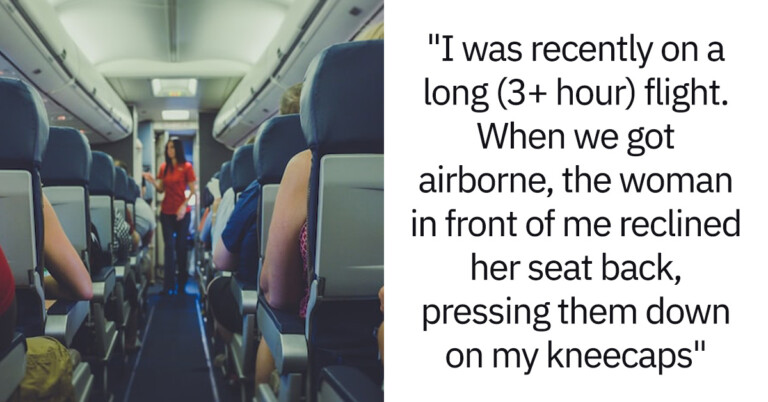 Woman Refuses To Raise Her Seat For Tall Passenger Because It’s Pressing Their Knees, Flight Attendant Steps In