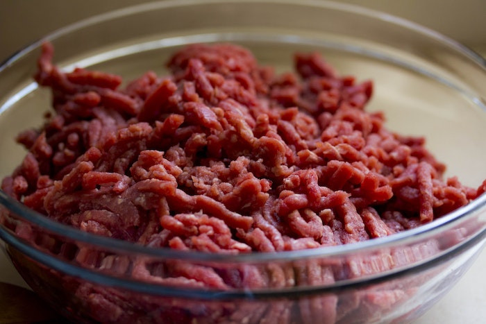 Grind Meat in Glass Bowl