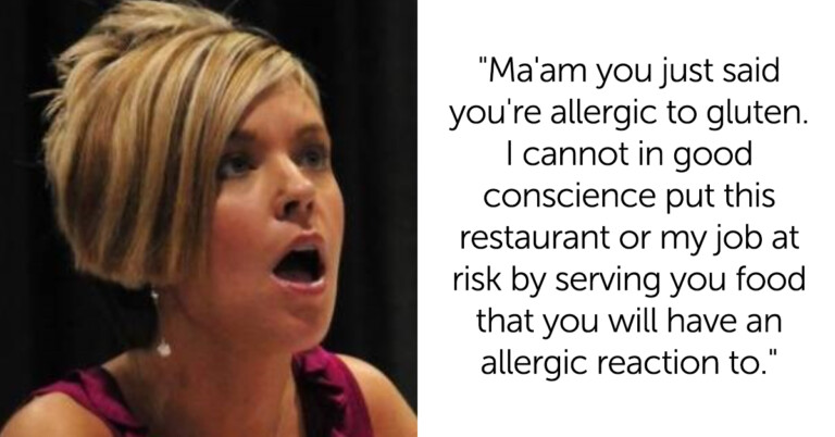 People Applaud A Fed-Up Waiter Who Called Out A Customer’s Fake Gluten Allergy