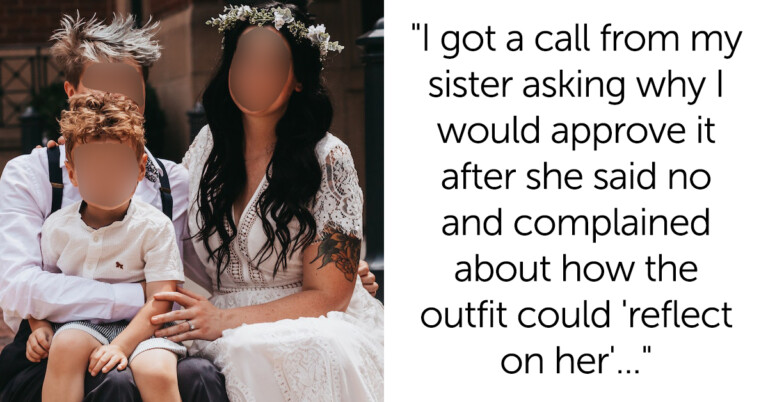 Bride Overrules Sister’s Decision About Her Nephew’s Wedding Outfit And Asks If She’s A Jerk