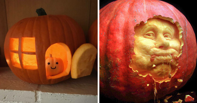 20 Times People Went Above And Beyond With Their Pumpkin Carving