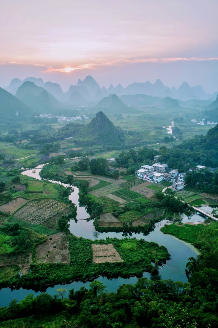 aerial view of green trees and mountains during daytime