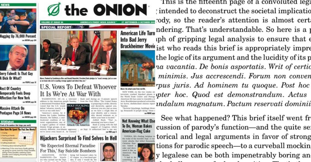 "The Onion" Filed A Real Brief With The Supreme Court And It's Even