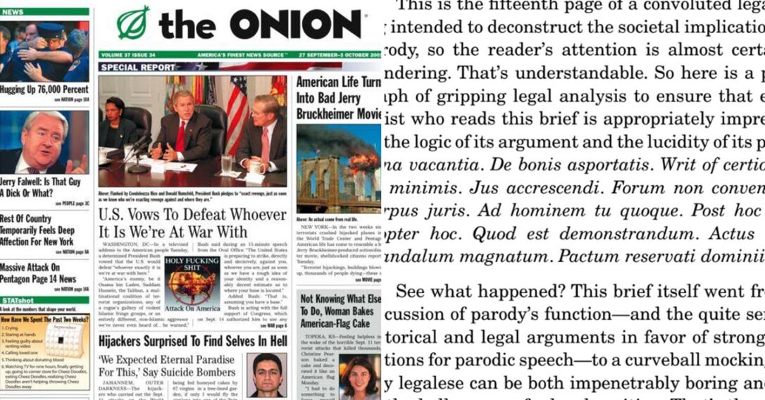"The Onion" Filed A Real Brief With The Supreme Court And It's Even