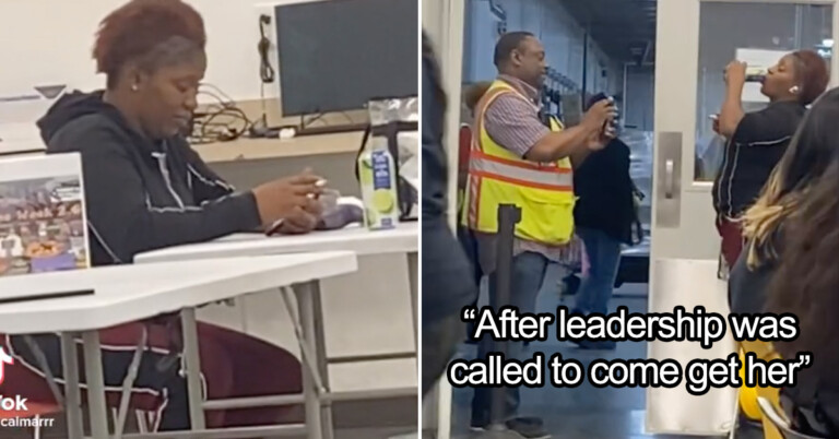 Amazon Employee Caught Drinking Alcohol On Break In Viral TikTok