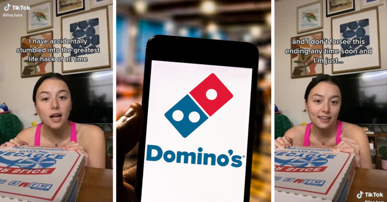 Customer Shares Hack For Getting Free Domino’s Pizza In Viral TikTok
