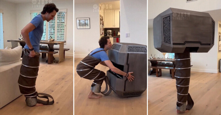 One-Legged Man Uses His Disability To Create Epic Halloween Costumes Every Year