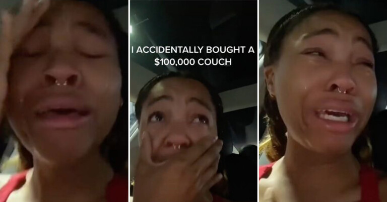 TikToker Accidentally Buys A $100,000 Couch, Begs For Money