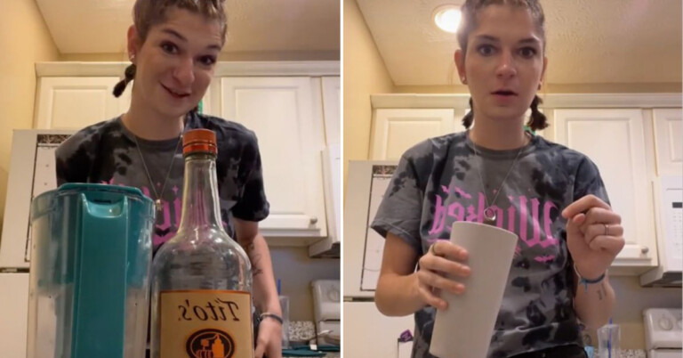 TikToker Pours Vodka Into Brita Filter In An Attempt To Remove The Alcohol Taste